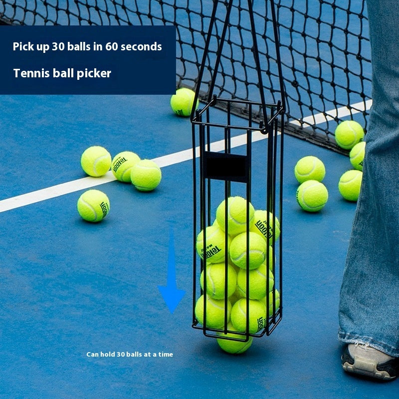 Portable Tennis Ball Picker Fast Pressurizing-down Style