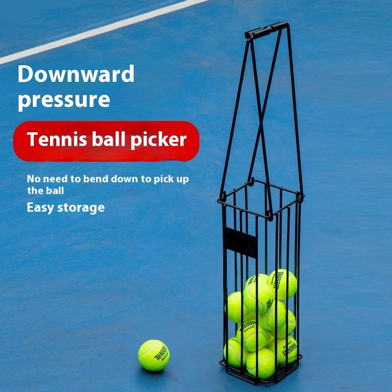 Portable Tennis Ball Picker Fast Pressurizing-down Style