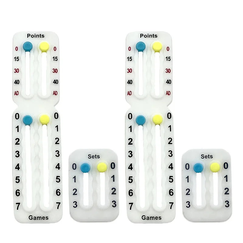 Original Small Score Board For Tennis Padel Racket 1.9g Lightweight Patent Certified Anti-Paint Peeling Scorekeeper for Amateurs