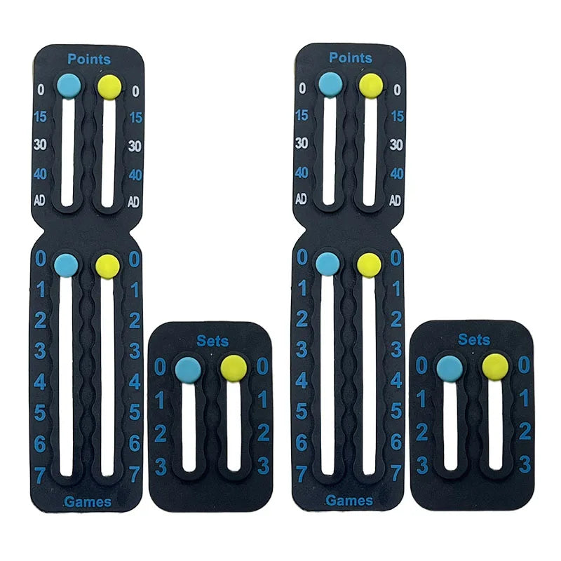 Original Small Score Board For Tennis Padel Racket 1.9g Lightweight Patent Certified Anti-Paint Peeling Scorekeeper for Amateurs