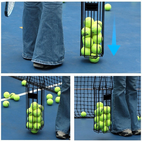 Portable Tennis Ball Picker Fast Pressurizing-down Style
